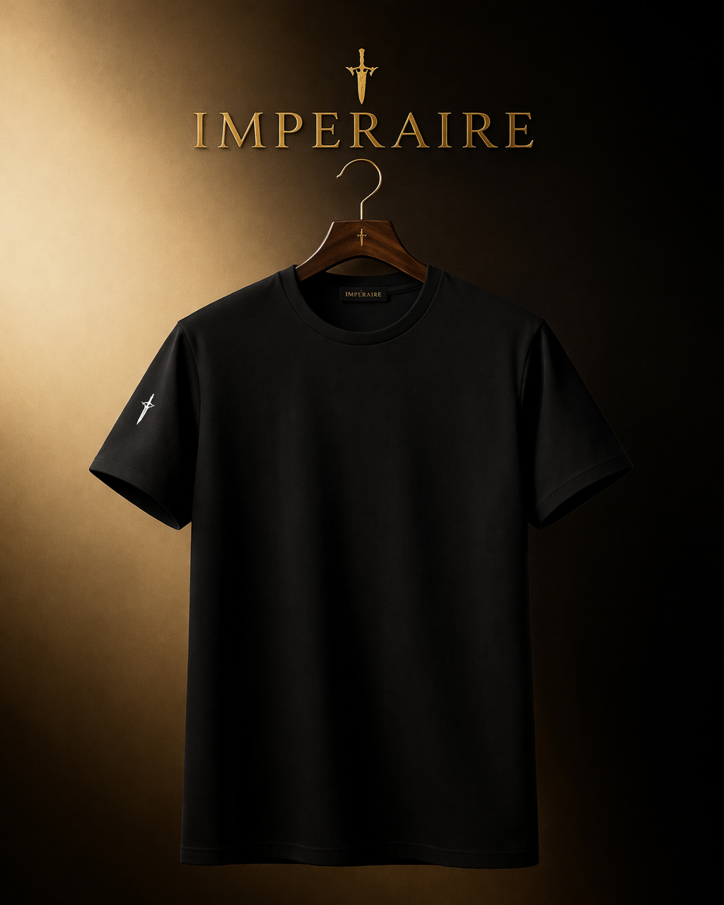 Imperaire UC48 Sovereign Stretch Tee – Noir Edition