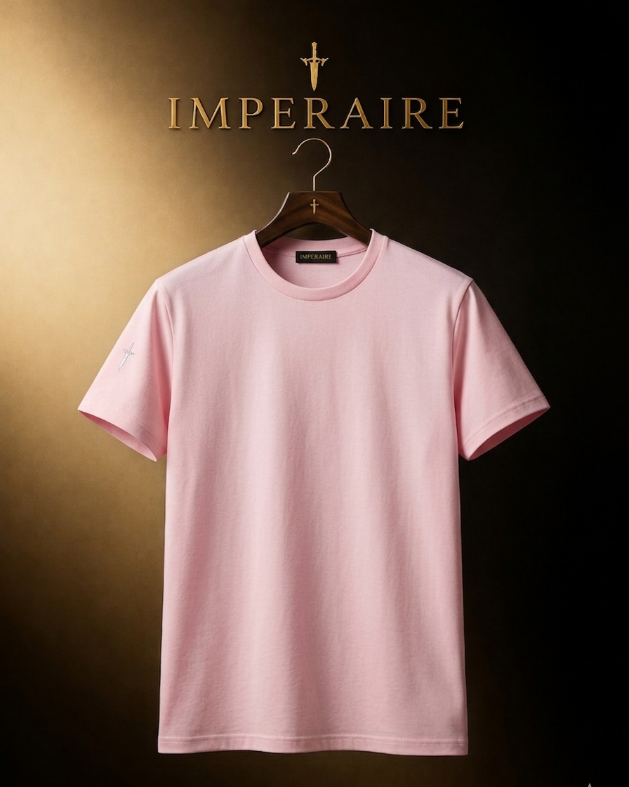 Imperaire UC48 Sovereign Stretch Tee — Baby Pink